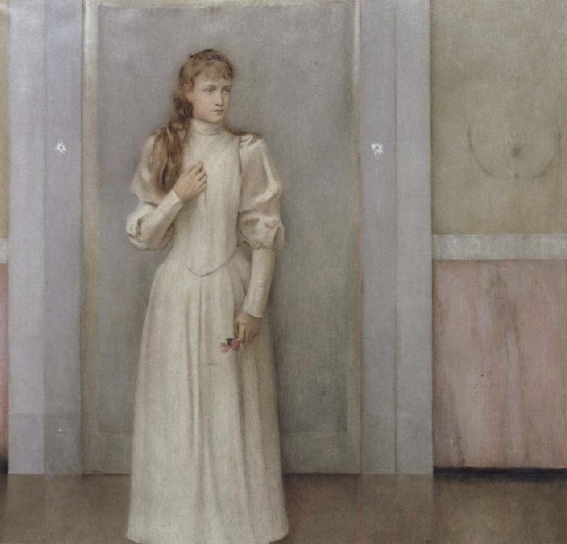 Fernand Khnopff Posthumous Portrait of Margueite Landuyt